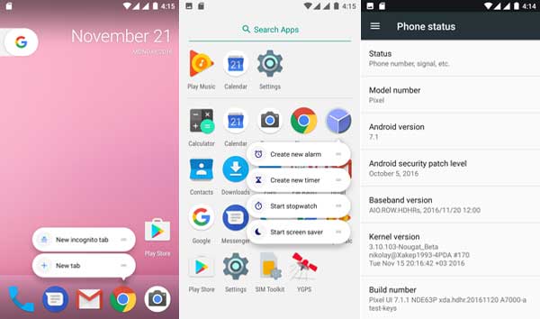 Custom ROM Alcatel One Touch Scribe Easy Pixel Experience