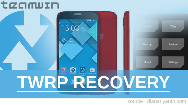 Install TWRP Alcatel One Touch Pop C7 Tanpa Unlock Bootloader